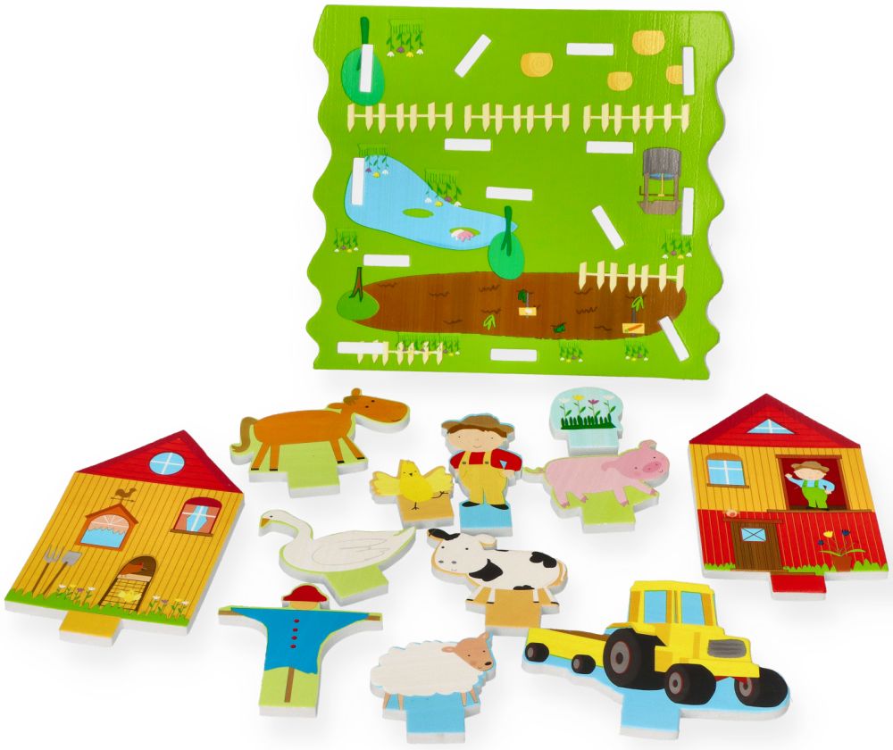 buddy & barney naklejki do kąpieli Życie na farmie 12el.