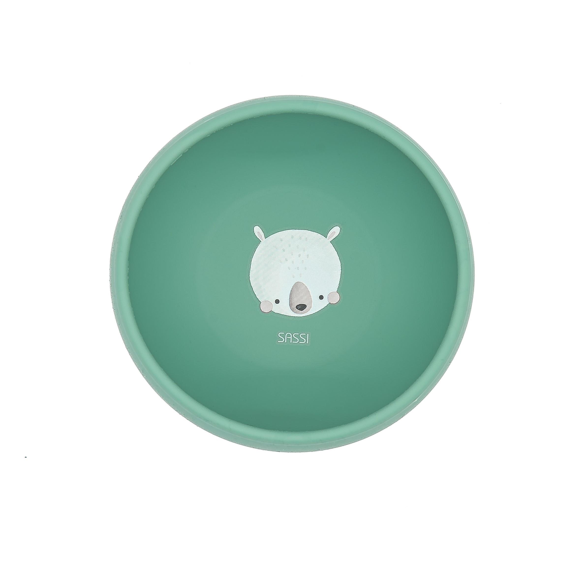miska silikonowa z przyssawką miś sassi