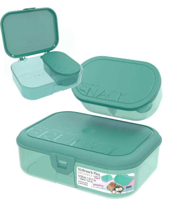Śniadaniówka Lunchbox Makamaka MyBrunch Plus City 1220ml Emerald Glow
