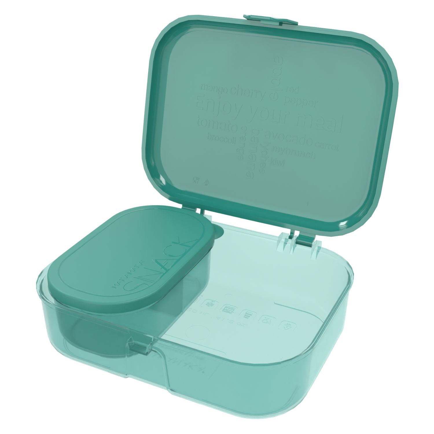 Śniadaniówka Lunchbox Makamaka MyBrunch Plus City 1220ml Emerald Glow