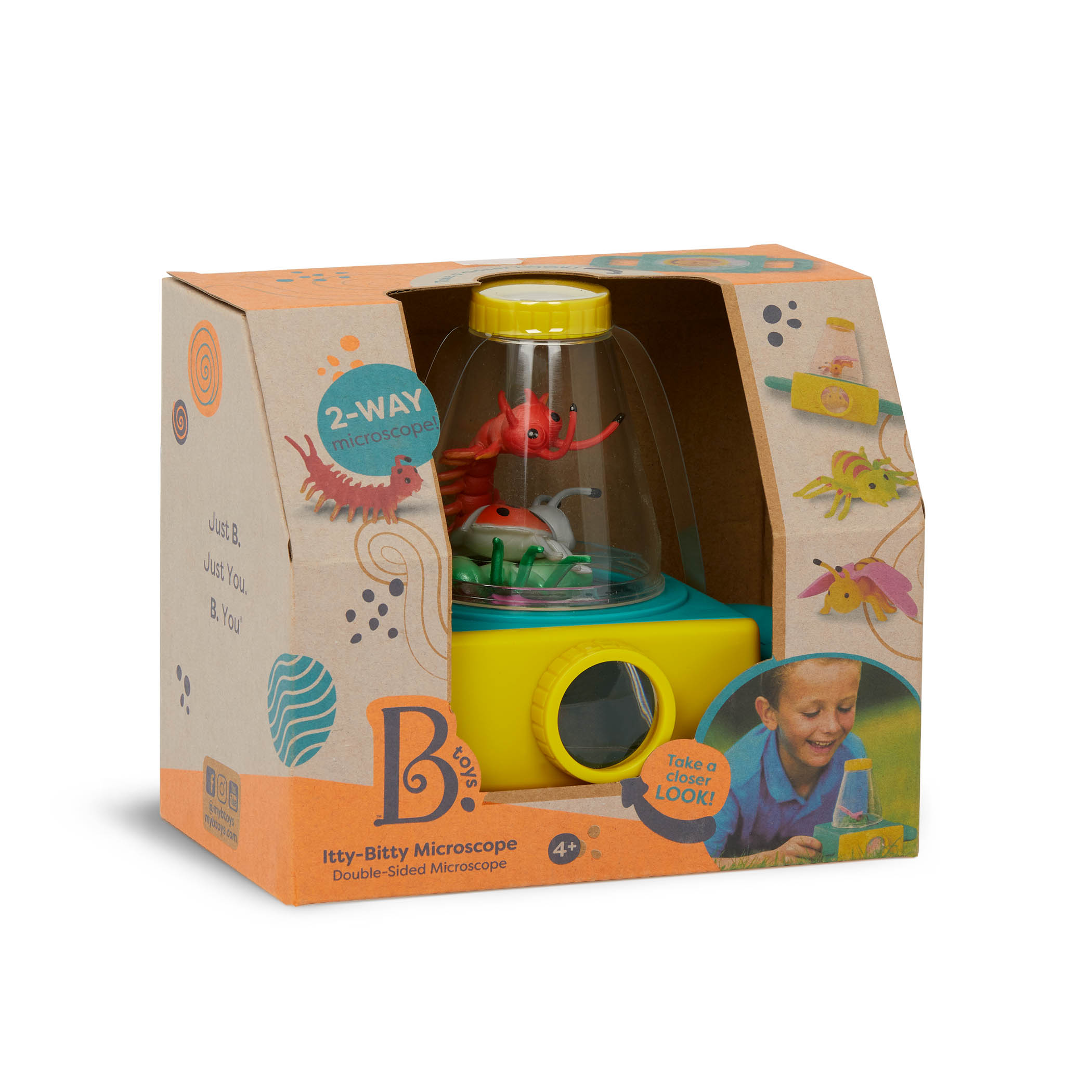 B.Toys dziecięcy DWUSTRONNY MIKROSKOP z owadami - Itty-Bitty Microscope 4+ 5 B.Toys dziecięcy DWUSTRONNY MIKROSKOP z owadami - Itty-Bitty Microscope 4+