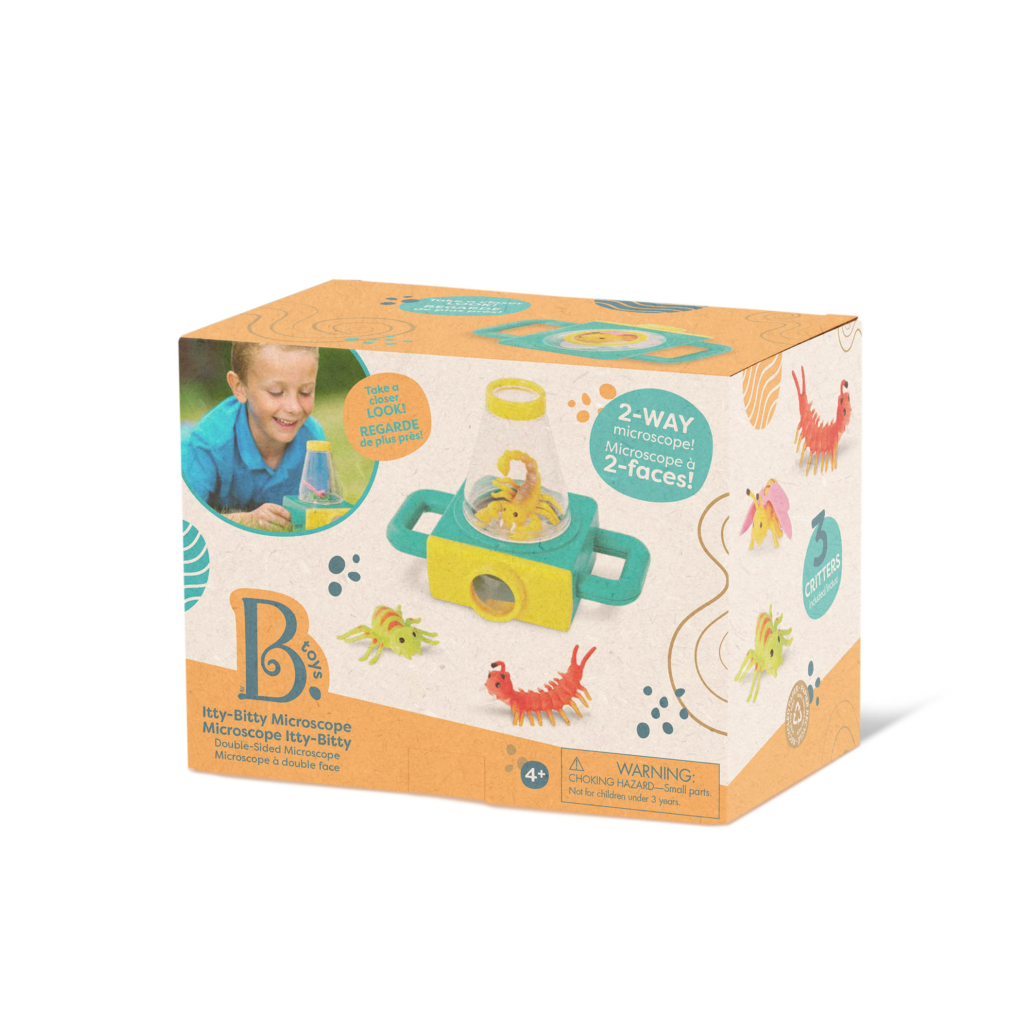 B.Toys dziecięcy DWUSTRONNY MIKROSKOP z owadami - Itty-Bitty Microscope 4+ 6 B.Toys dziecięcy DWUSTRONNY MIKROSKOP z owadami - Itty-Bitty Microscope 4+